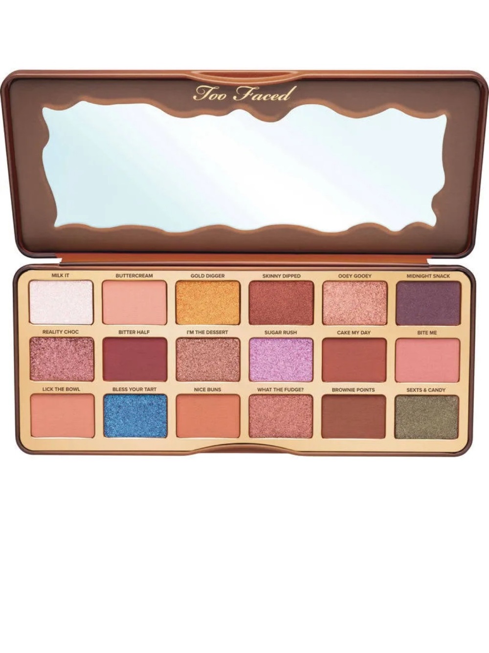 Too Faced Sweet Treats Eyeshadow — Pinks, Gold, Blue & Warm Browns—Some Tried